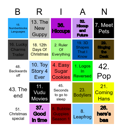 Nicharless87@gmail.com Bingo Card
