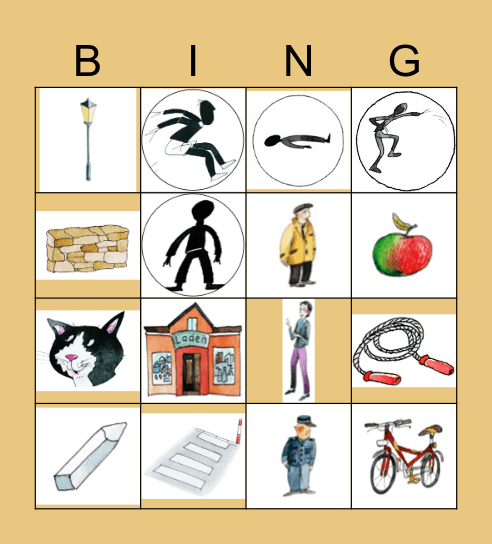 Einheit 1 Bingo Card