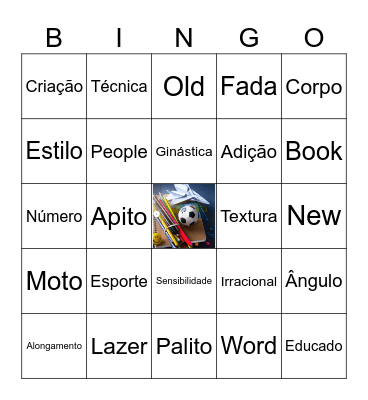 LINGUAGENS EM JOGO Bingo Card