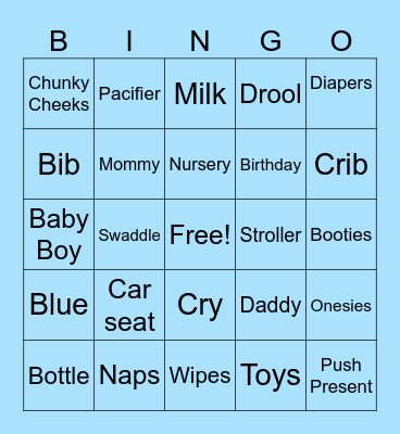 BABY BINGO Card
