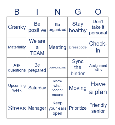 FINAL Bingo Card