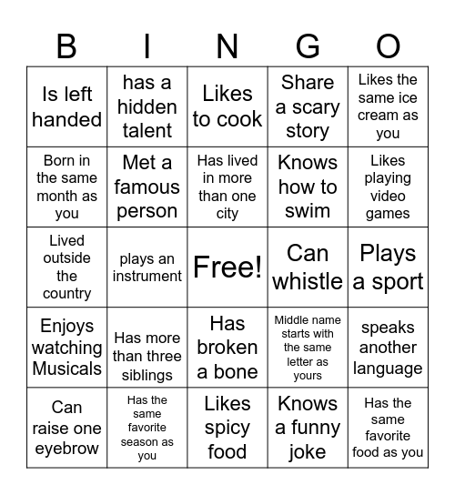 Intake Department Bingo #2 Bingo Card