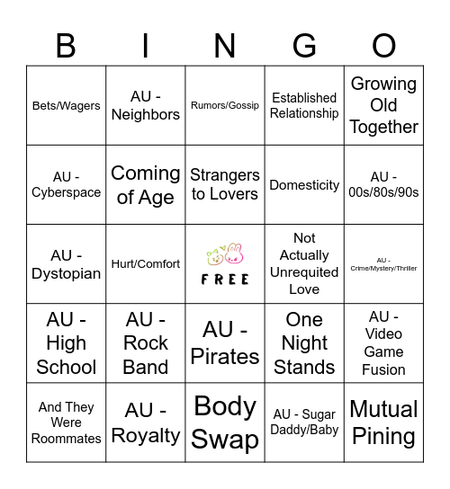 MINSUNG Bingo Card