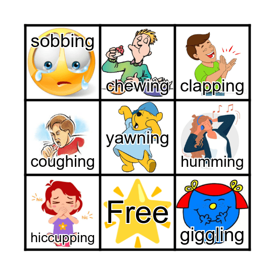 Star 2-3 Lesson 2 Bingo Card