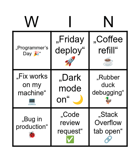 Office management Bingo Card