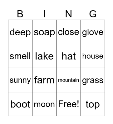Day 5 Bingo Card