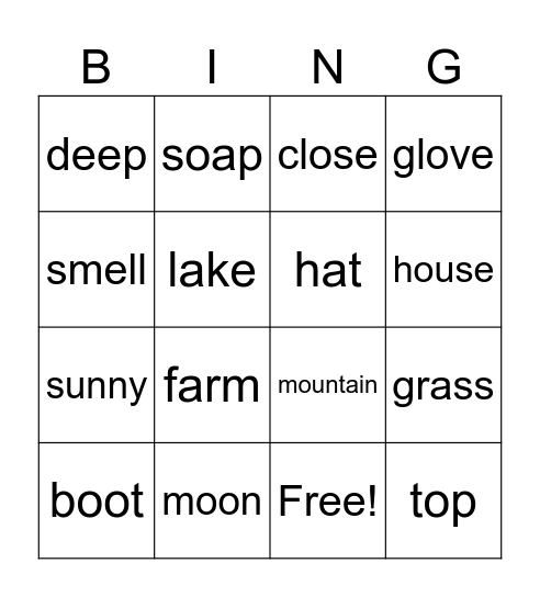 Day 5 Bingo Card