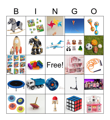 TOYS Bingo Card