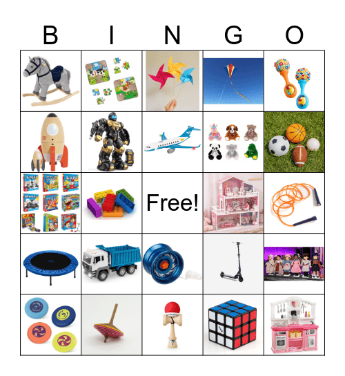 TOYS Bingo Card