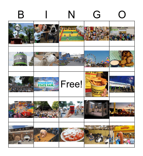 The Great Minnesota Get Together! Bingo Card