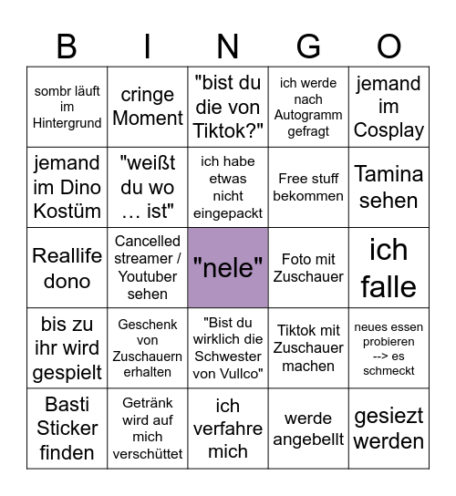 GAMESCOM WEEKEND BINGO Card