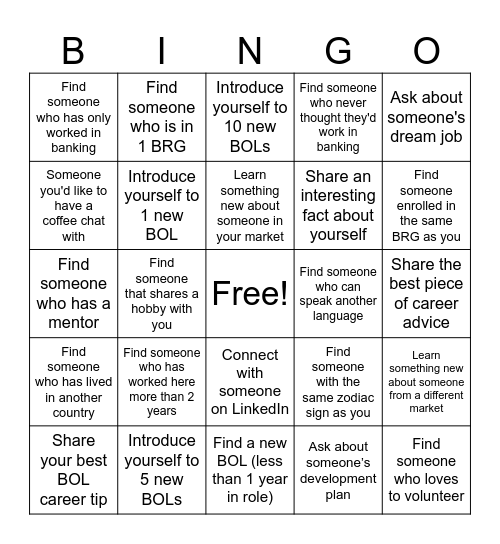 MN BOL Market Mingle Bingo Card