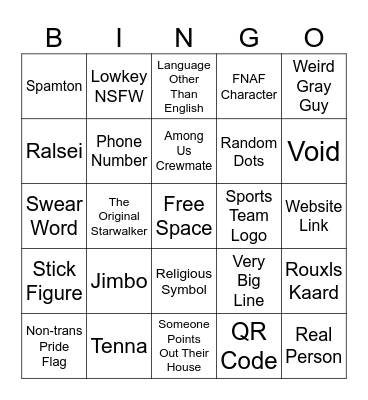 Wplace Bingo Card