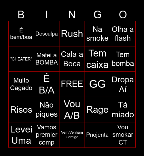 CS2 BINGO Card