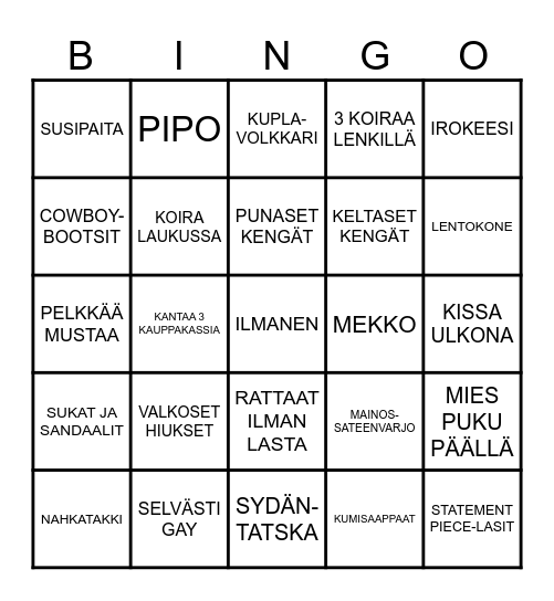 STADIBINGO Card