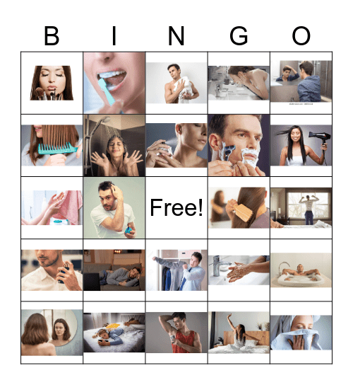 Mi Rutina Diaria Bingo Card