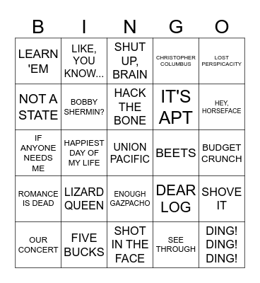 LISA SIMPSON Bingo Card