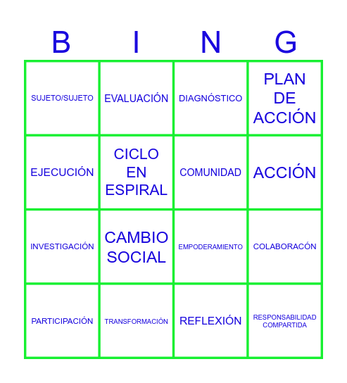 BINGO IAP Bingo Card