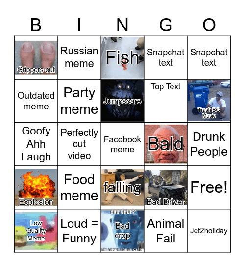 StanleyMOV Unusual Bingo 3 Bingo Card