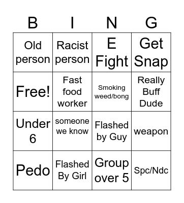 Ome Tv Bingo Card