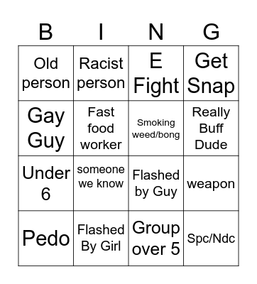 Ome Tv Bingo Card