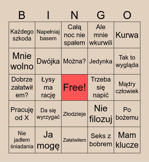 Mecenas Bingo Card