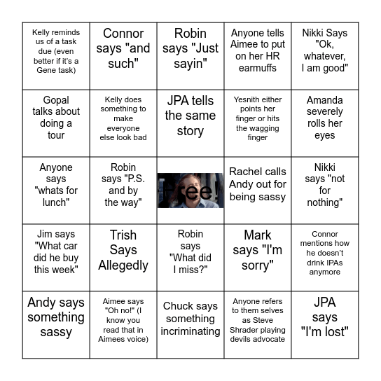 Offsite Bingo Card