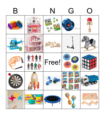 TOYS Bingo Card