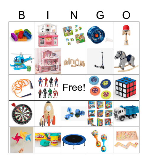 TOYS Bingo Card