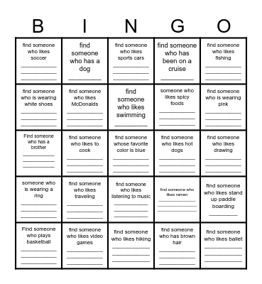 MUUSIKA Bingo Card