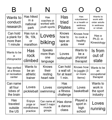 KSM! Bingo Card