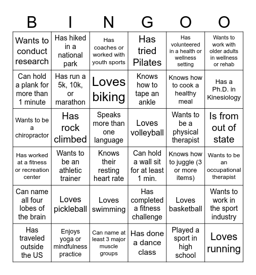 KSM! Bingo Card