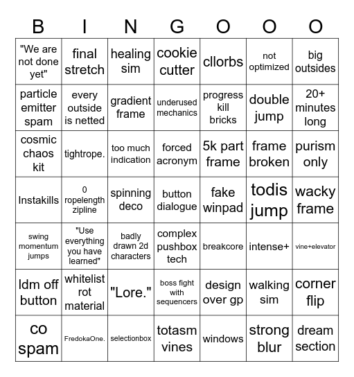 jtoh tower bingo Card