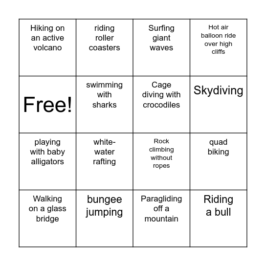 FIND SOMEONE WHO WANTS ... Bingo Card