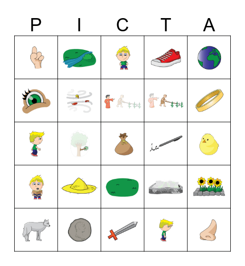 Lesson 1-9 Bingo Card