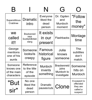 WE ARE SO BAAAACK Bingo Card