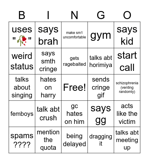 akalla bingo Card