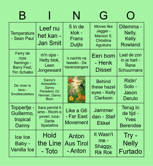 Verrekijker Bingo - 2 Bingo Card