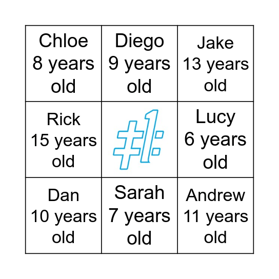 CHECK IN 4 U1D Bingo Card