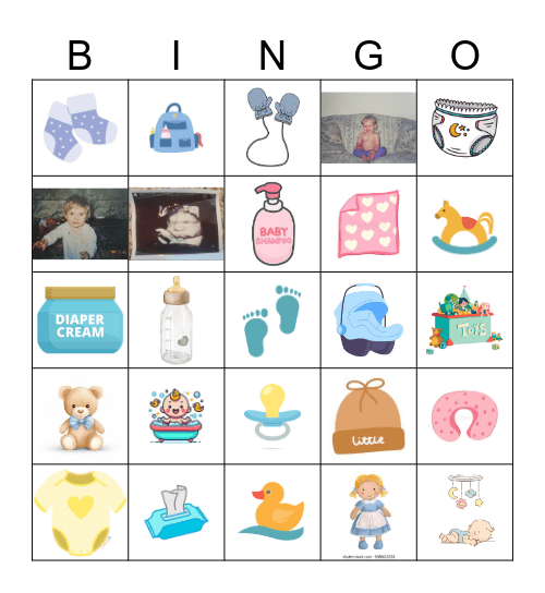 Baby bingo Card
