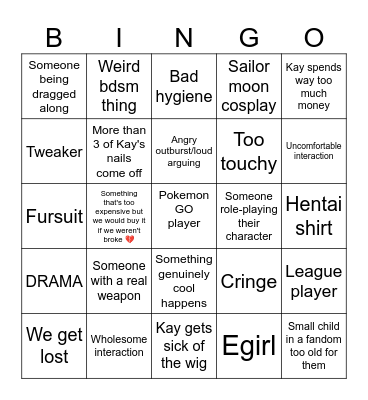 Fanexpo bingo season 2 Bingo Card