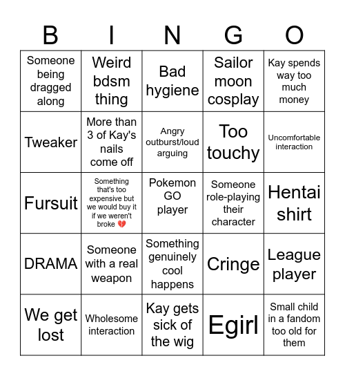 Fanexpo bingo season 2 Bingo Card