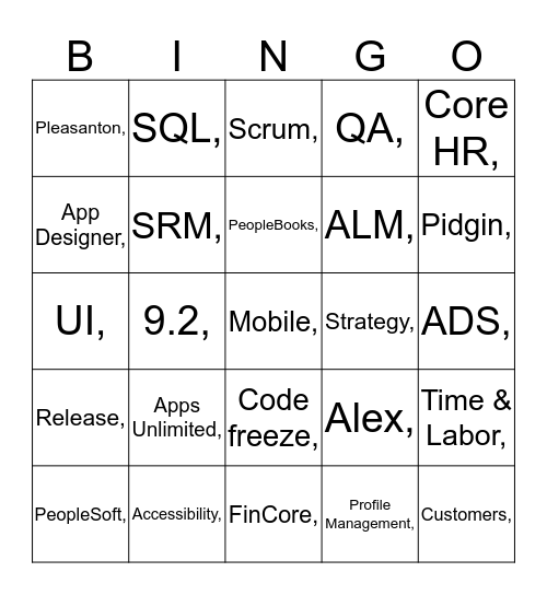 Alex All-Hands Bingo - 16/Nov/2016 Bingo Card