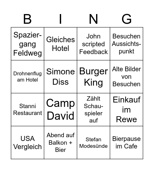 Karl May Festspiele Bingo Card
