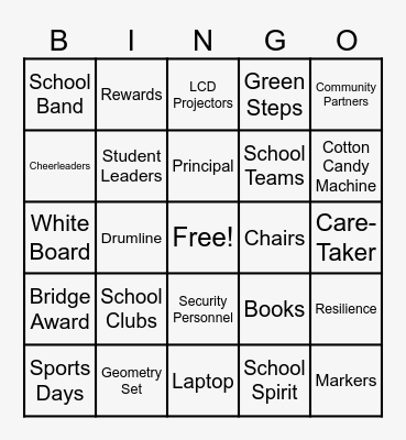 WIMS Bingo Card