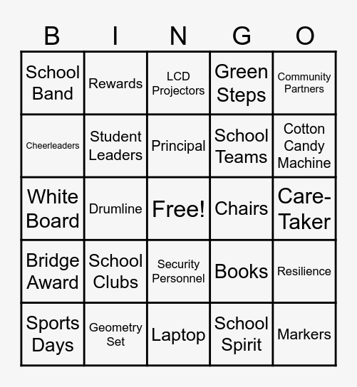 WIMS Bingo Card