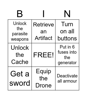 Isle Among Us Bingo Card