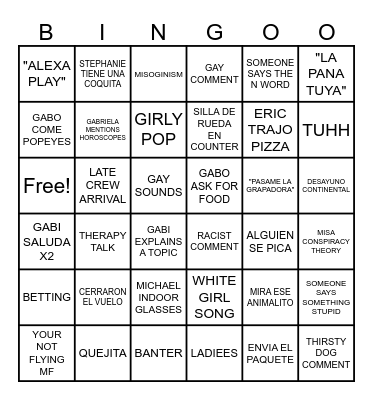 ROME BINGO Card