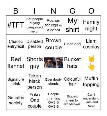 Mad Fer It Bingo Card