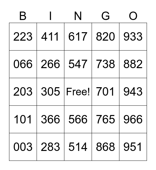 Road Trip Licence Plate Bingo! Bingo Card